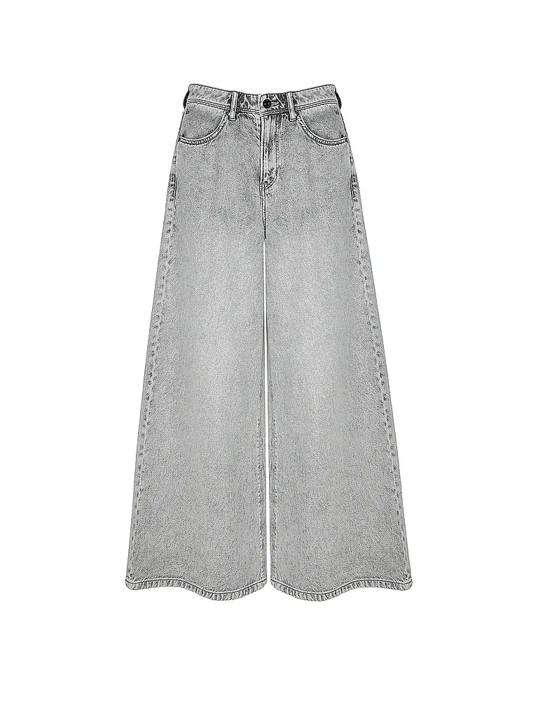 S.OLIVER | Jeans Wide Leg  | grau