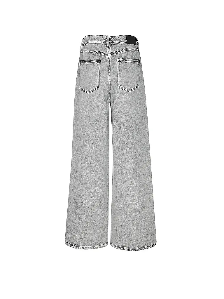 S.OLIVER | Jeans Wide Leg  | grau