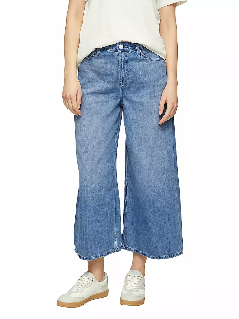 S.OLIVER | Jeans Wide Leg 7/8 | blau