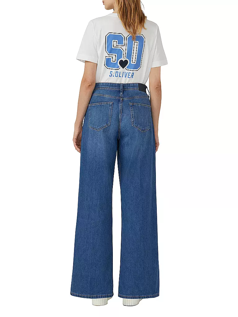 S.OLIVER | Jeans Wide Leg | blau