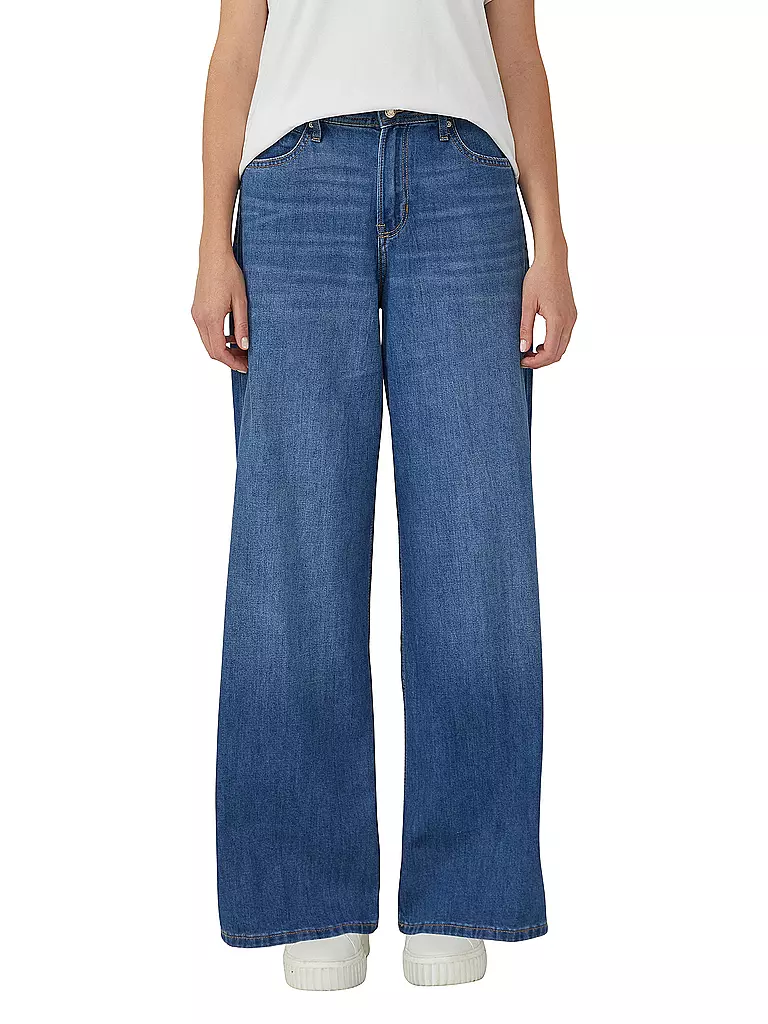 S.OLIVER | Jeans Wide Leg | blau