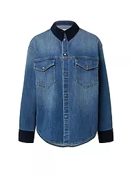 S.OLIVER | Jeansbluse  | blau