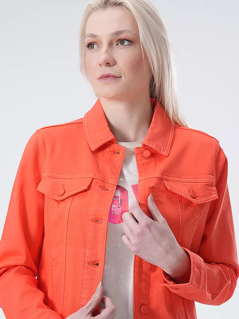 S.OLIVER | Jeansjacke | orange