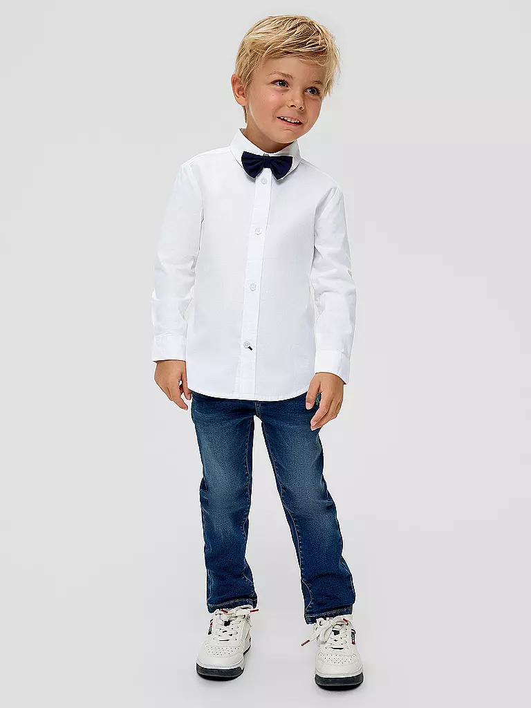 S.OLIVER | Jungen Hemd  | weiss