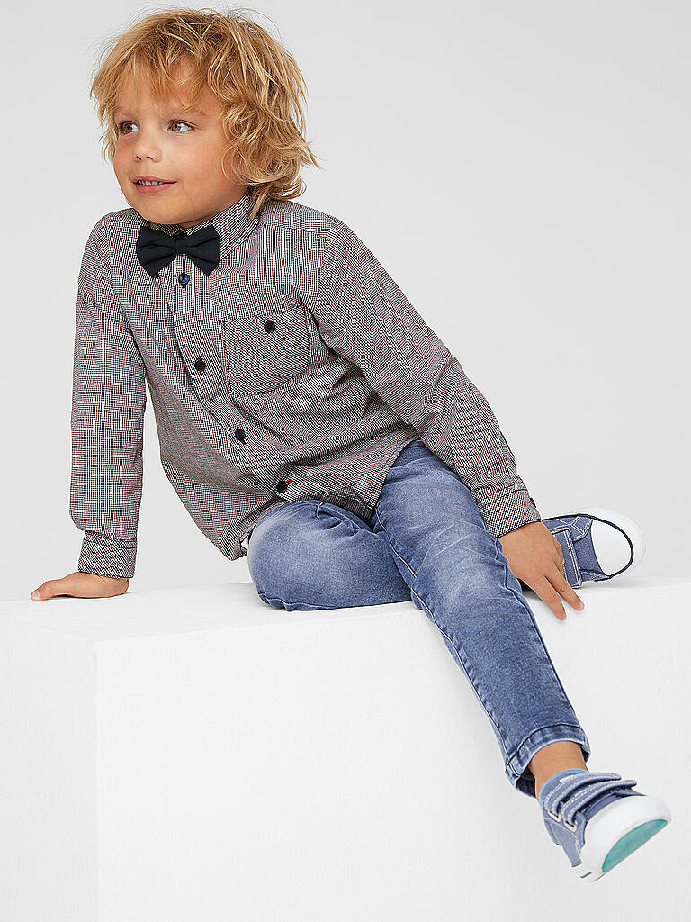 S.OLIVER | Jungen Hemd mit Fliege | blau