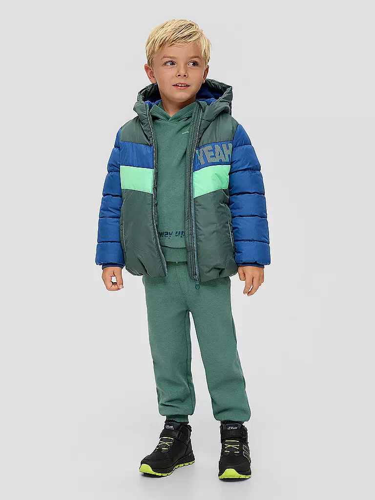 S.OLIVER | Jungen Kapuzenpullover - Hoodie | olive