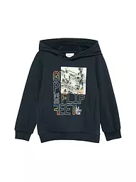 S.OLIVER | Jungen Kapuzensweater - Hoodie | Dunkelblau