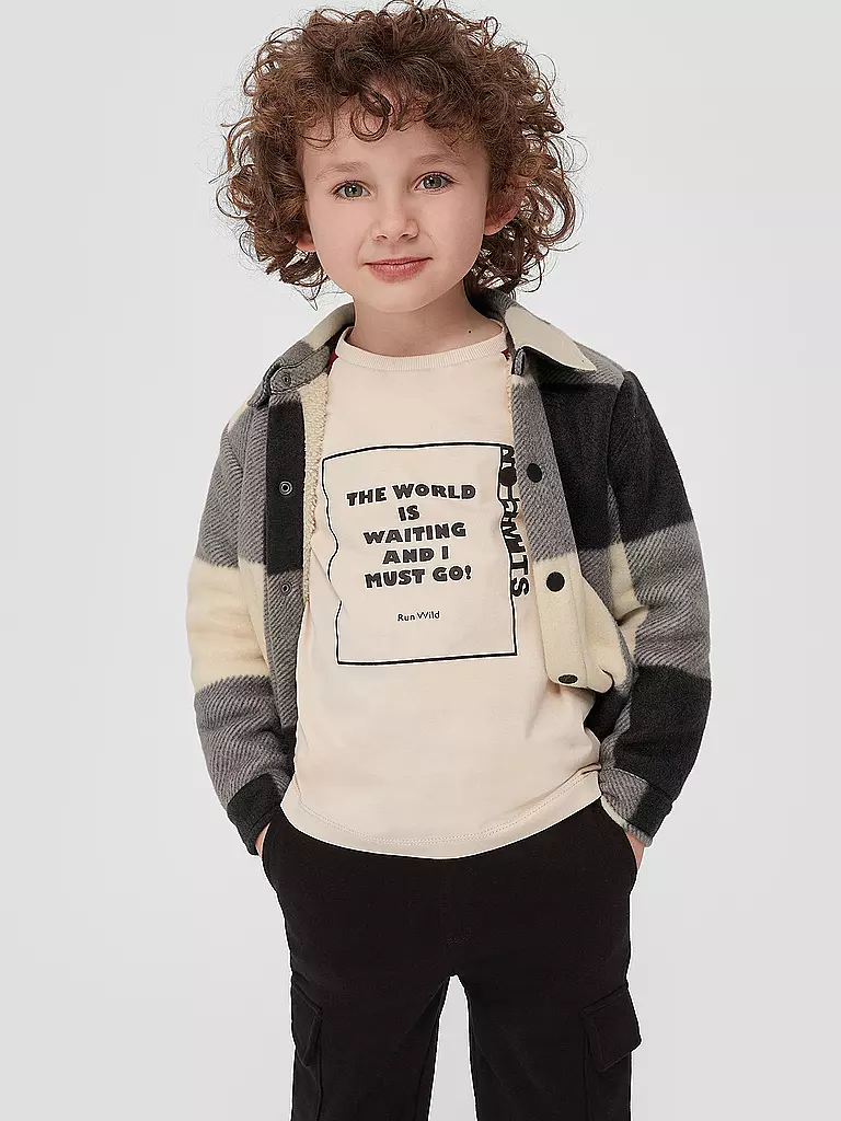 S.OLIVER | Jungen Overshirt | schwarz
