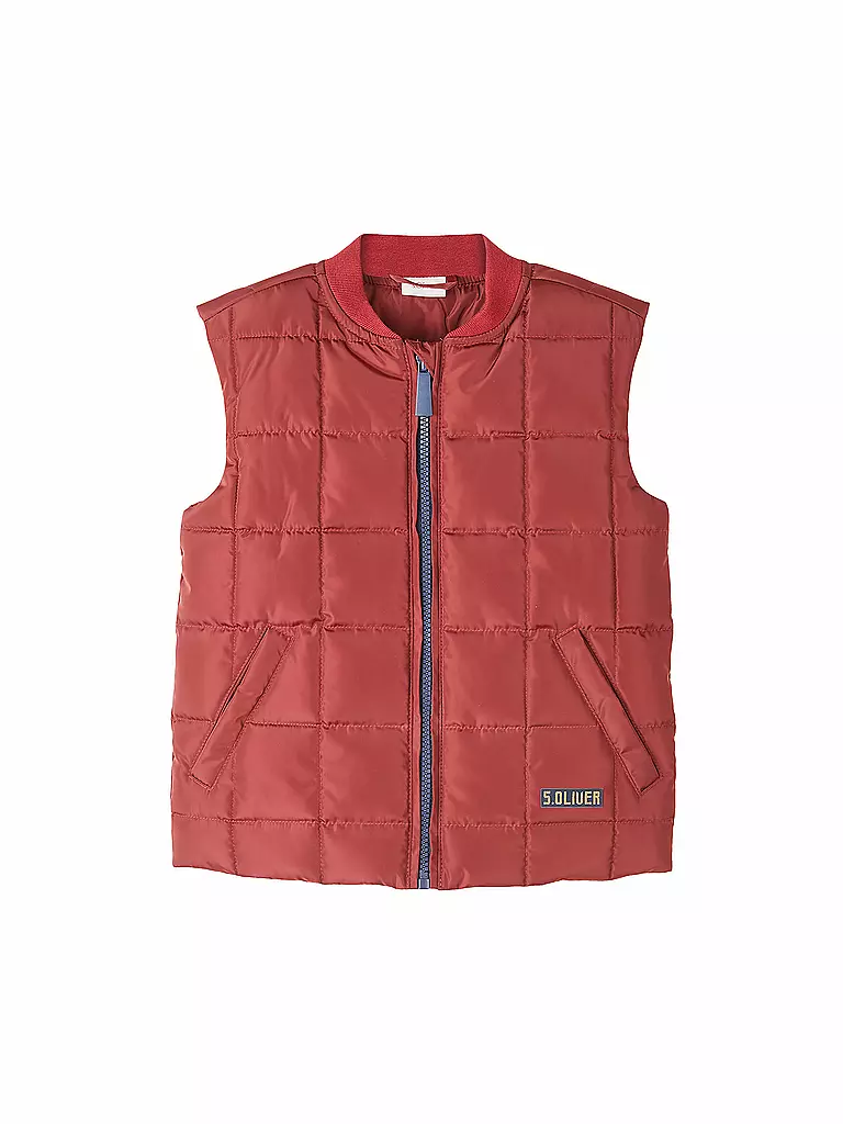 S.OLIVER | Jungen Steppgilet | rot