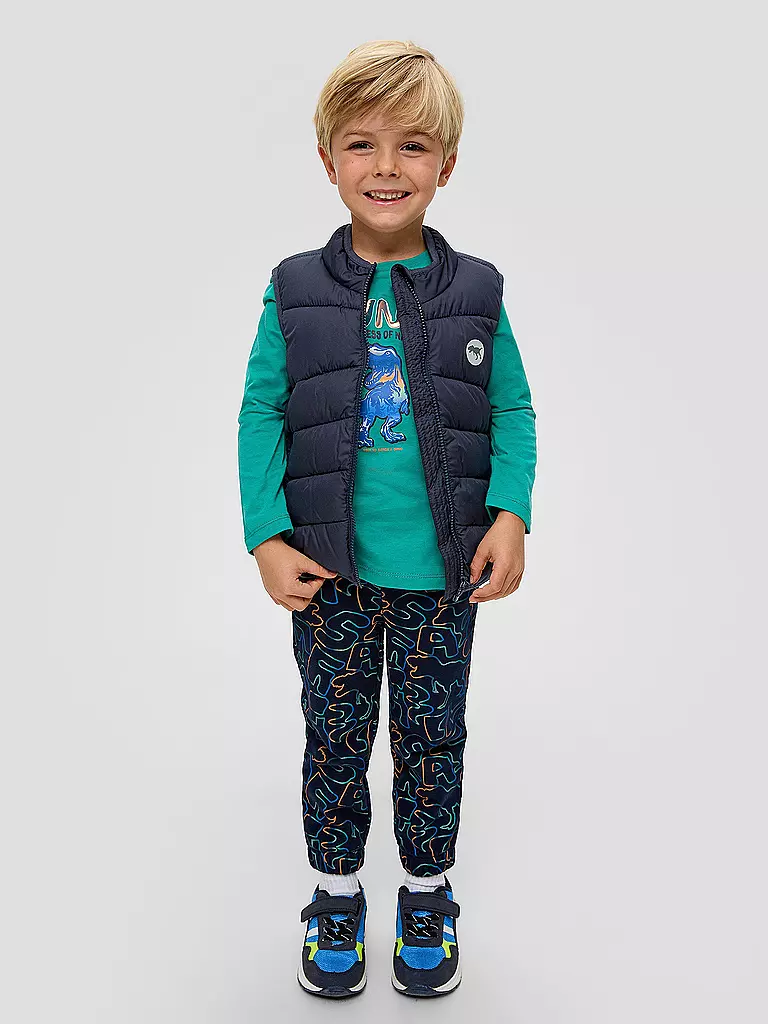 S.OLIVER | Jungen Steppgilet | dunkelblau