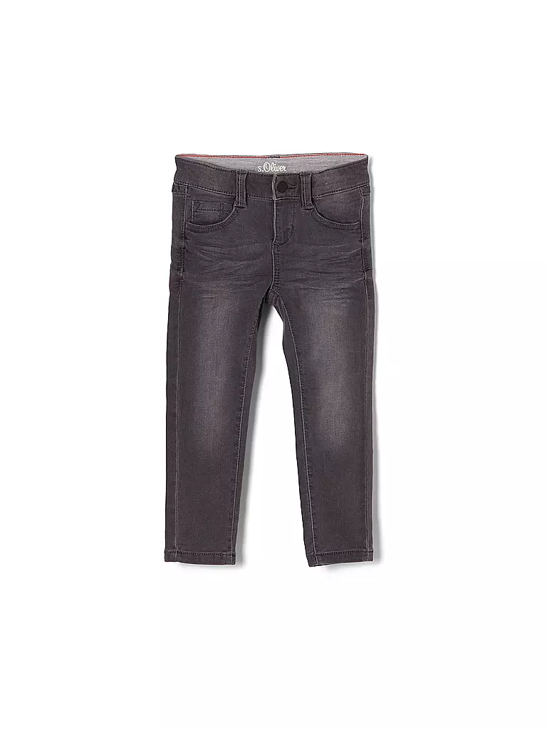 S.OLIVER | Kinder Jeans Slim Fit  | grau