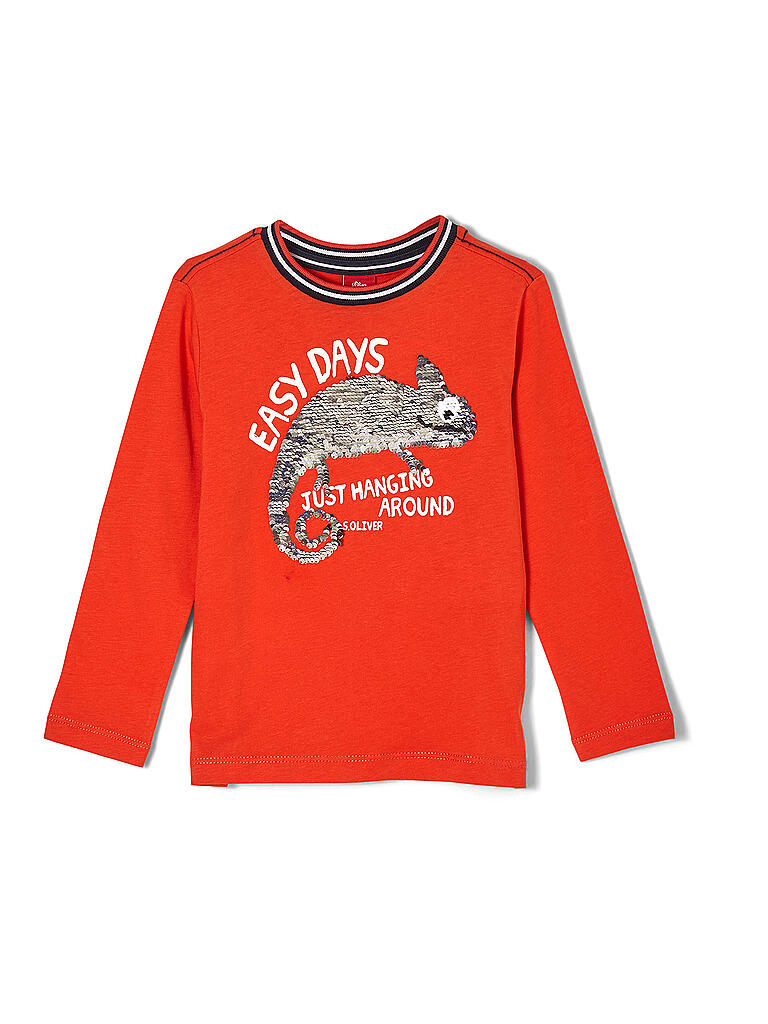 S.OLIVER | Kinder Langarmshirt  | orange