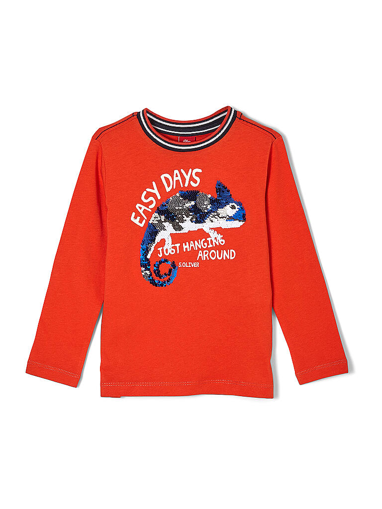 S.OLIVER | Kinder Langarmshirt  | orange