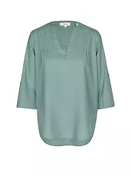 S.OLIVER | Leinenbluse | petrol