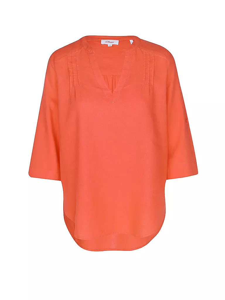 S.OLIVER | Leinenbluse | orange