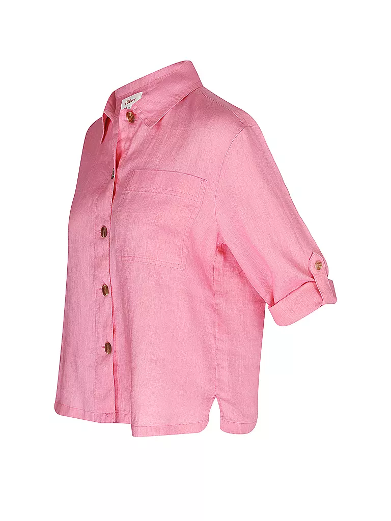 S.OLIVER | Leinenbluse | pink