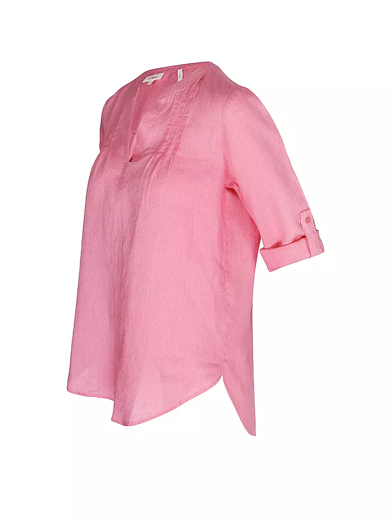 S.OLIVER | Leinenbluse | pink