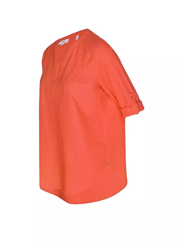 S.OLIVER | Leinenbluse | orange