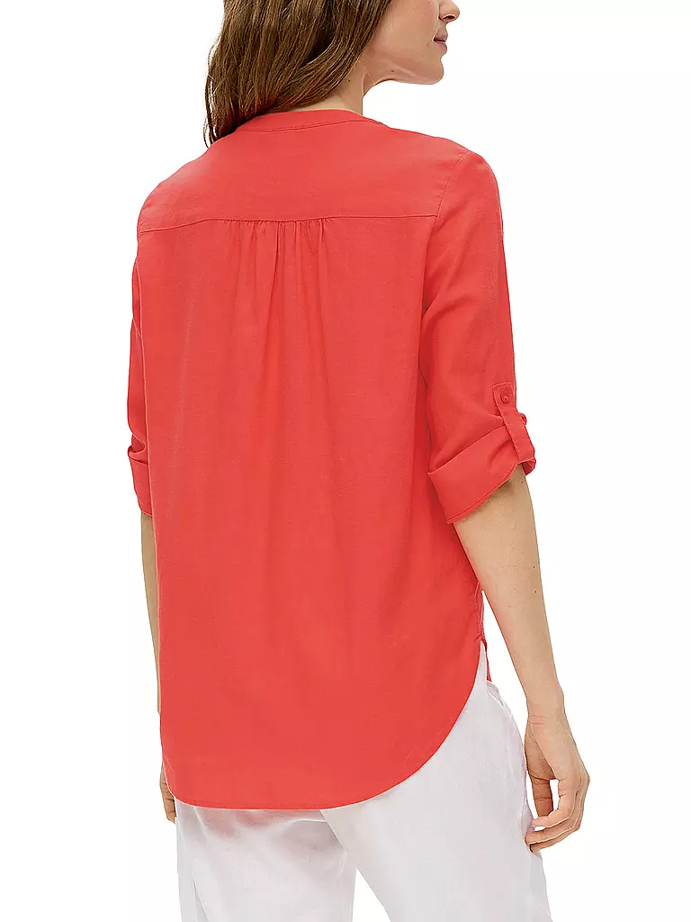 S.OLIVER | Leinenbluse | orange