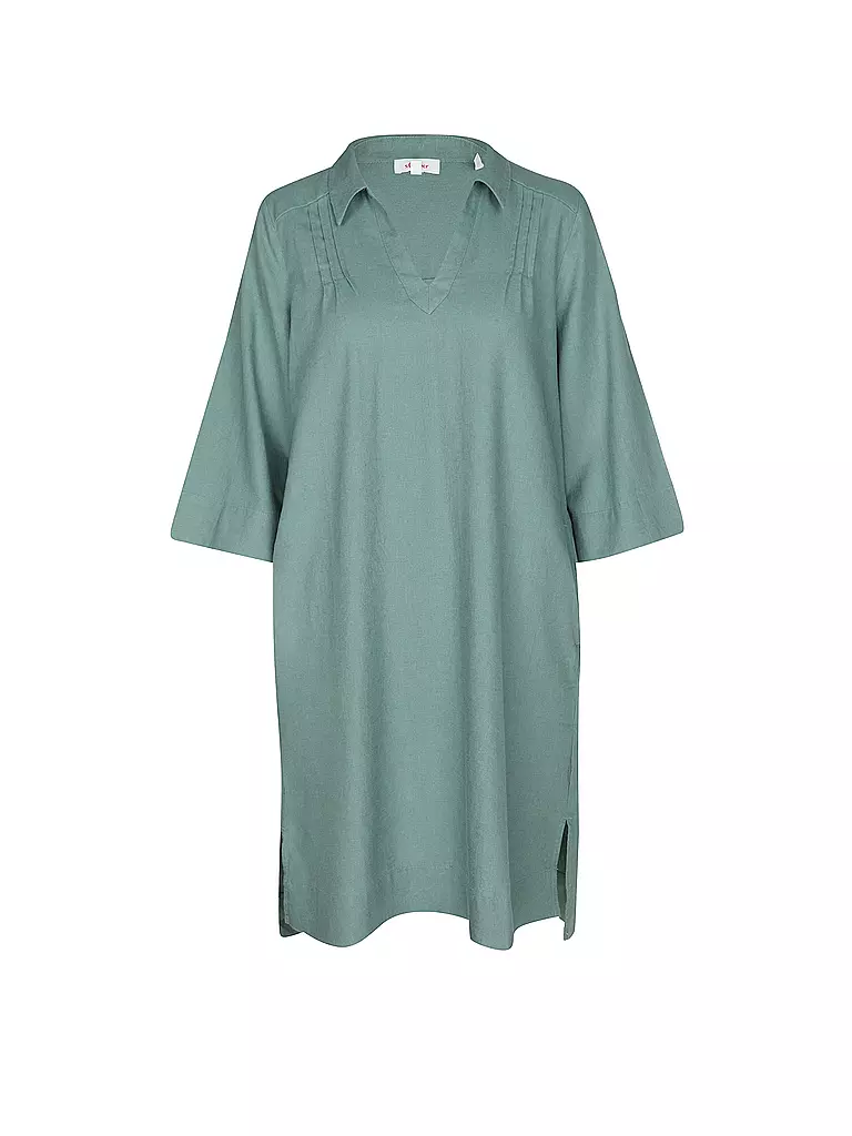 S oliver leinenkleid petrol Clearance