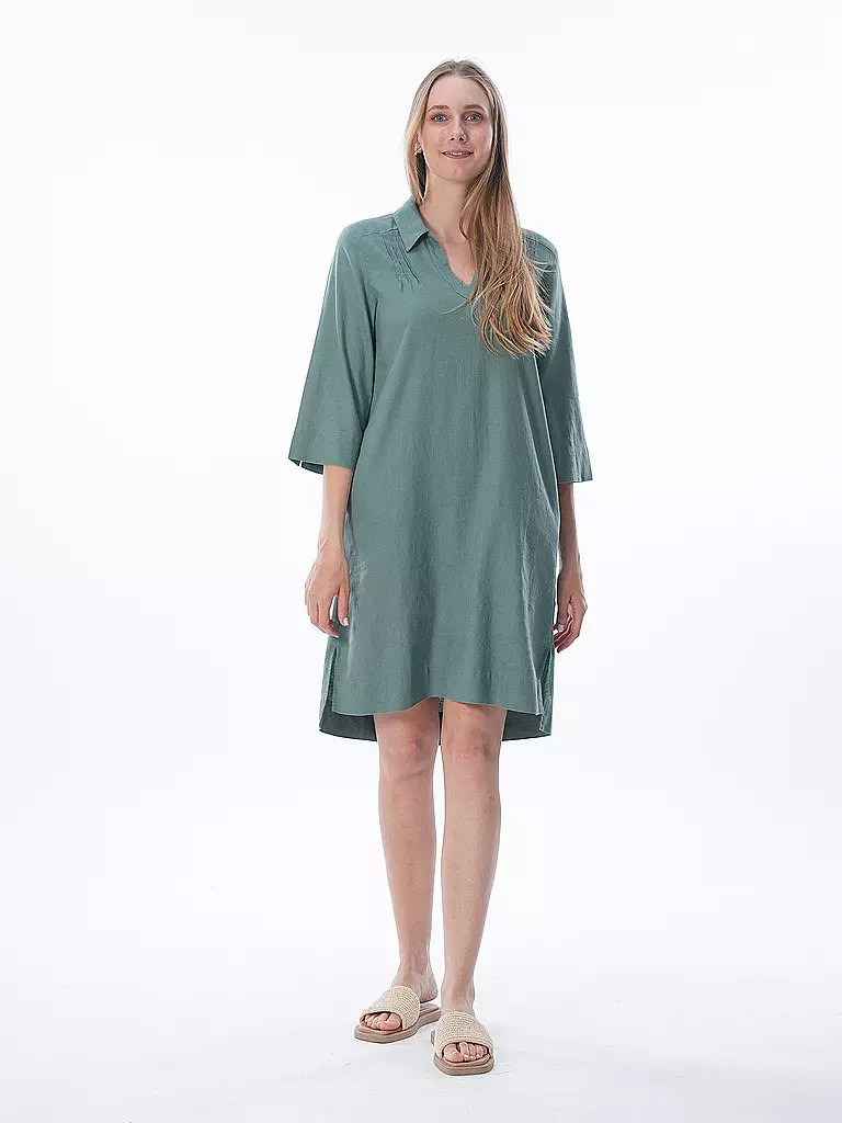 S oliver leinenkleid petrol Clearance