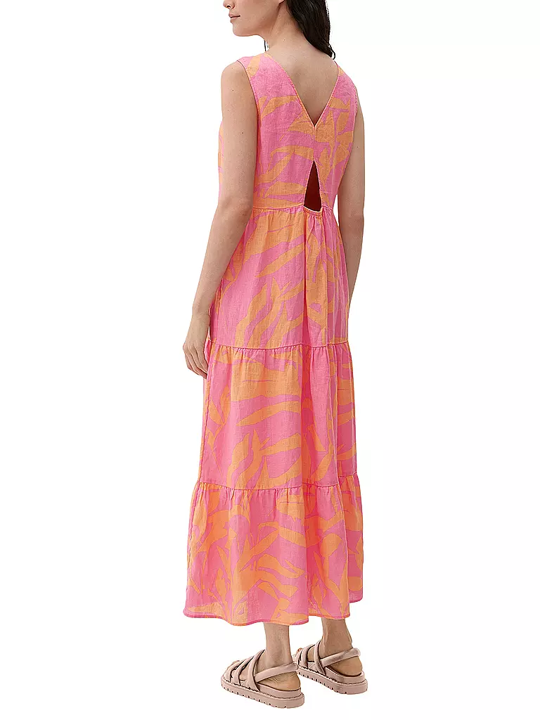 S.OLIVER | Leinenkleid | pink