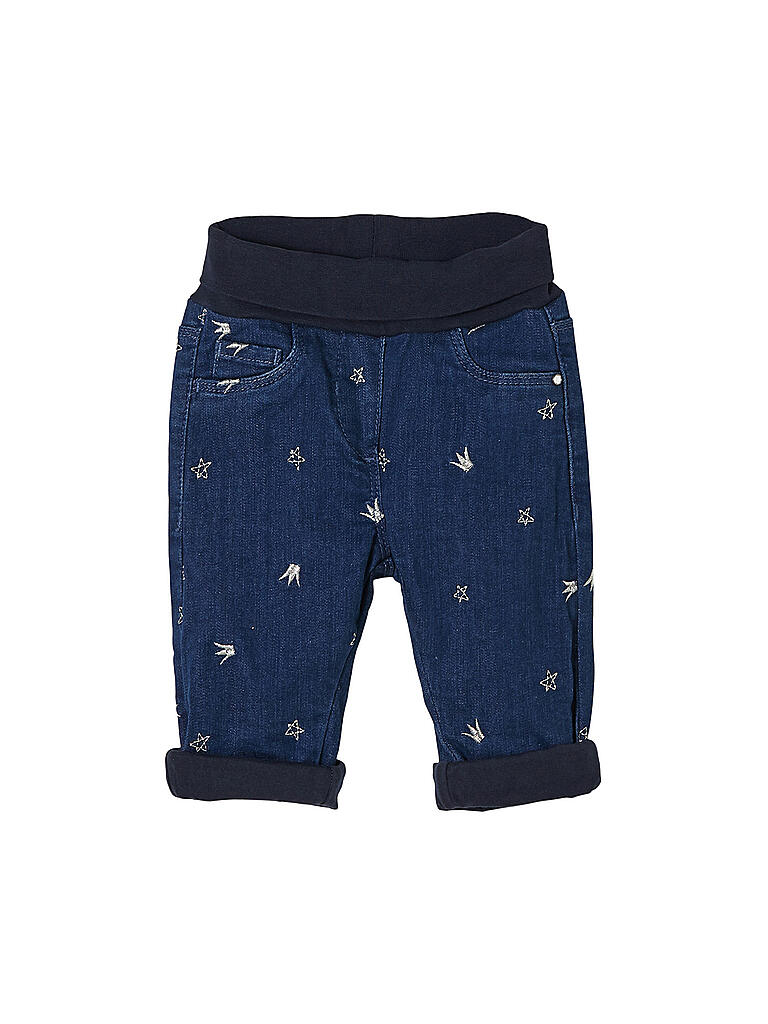 S.Oliver Mädchen Jeans – Mit Elastikbund, Weitenregulierung Und Stickerei, Regular Fit, Bequem Und Stylisch