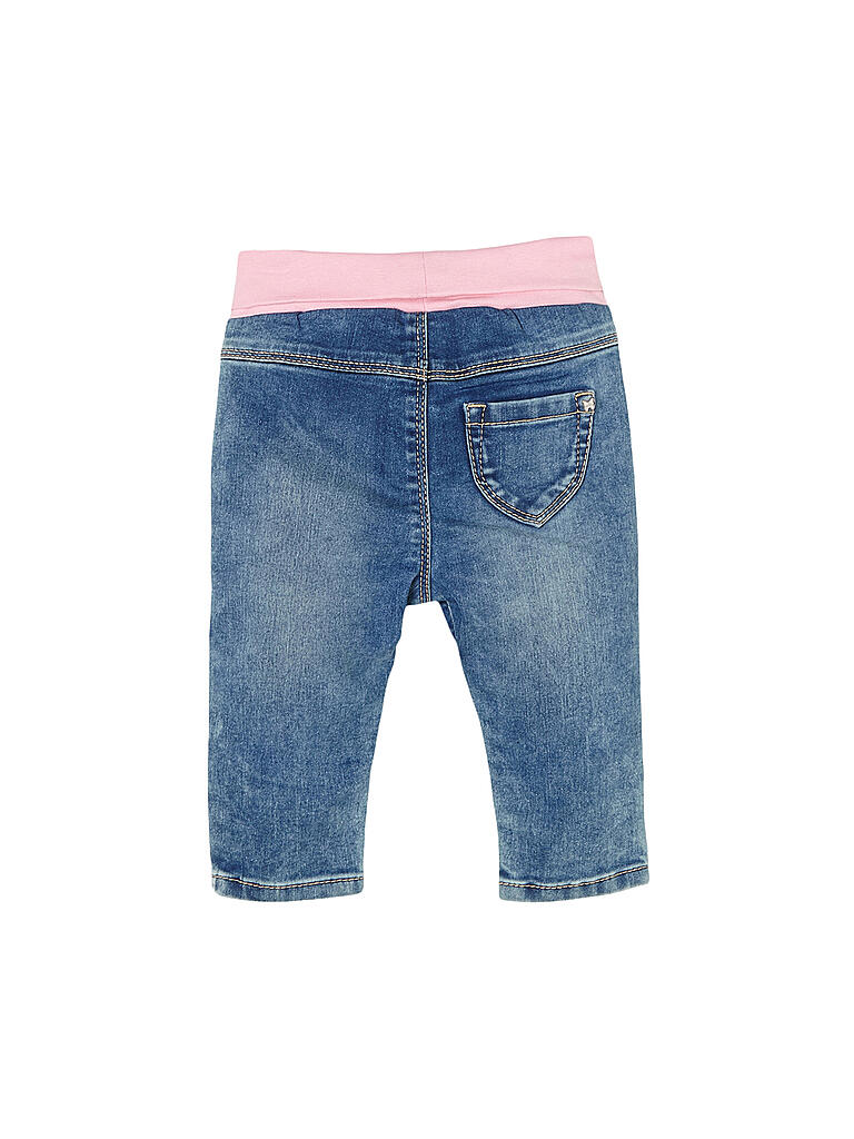 S.Oliver Mädchen Jeans – Mit Elastikbund, Weitenregulierung Und Stickerei, Regular Fit, Bequem Und Stylisch