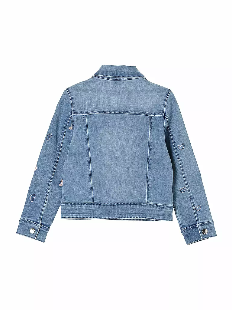 S.Oliver Mädchen Jeans – Mit Elastikbund, Weitenregulierung Und Stickerei, Regular Fit, Bequem Und Stylisch