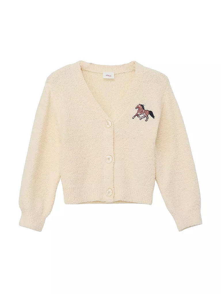 S.OLIVER | Mädchen Strickjacke | creme