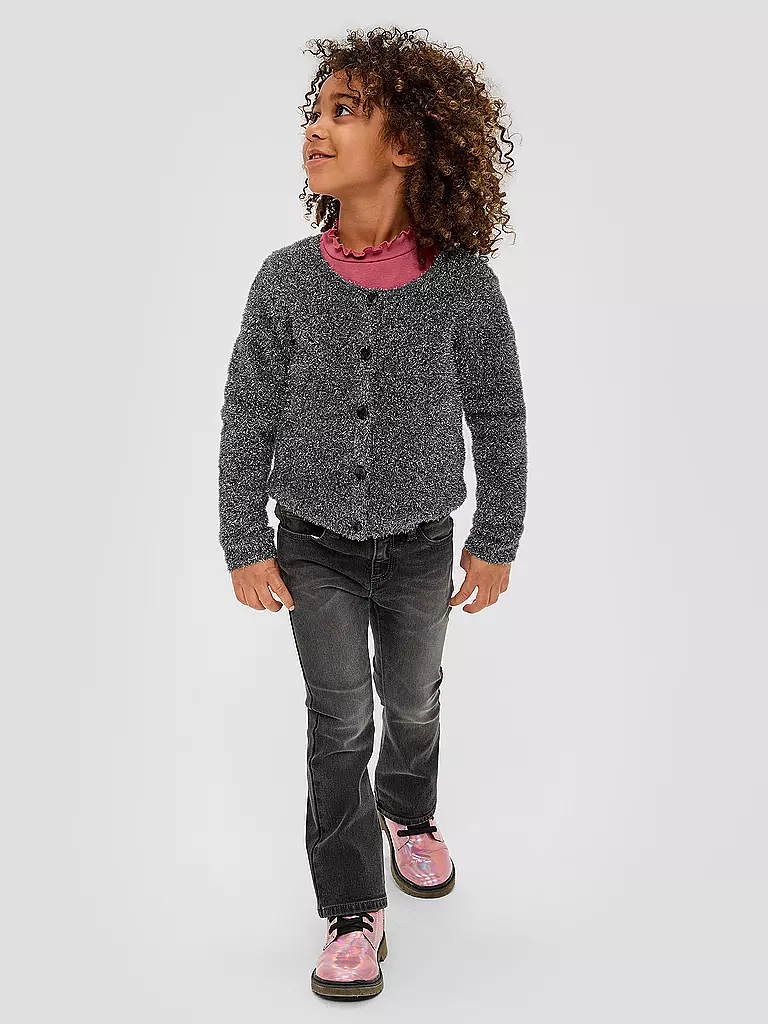 S.OLIVER | Mädchen Strickjacke | schwarz