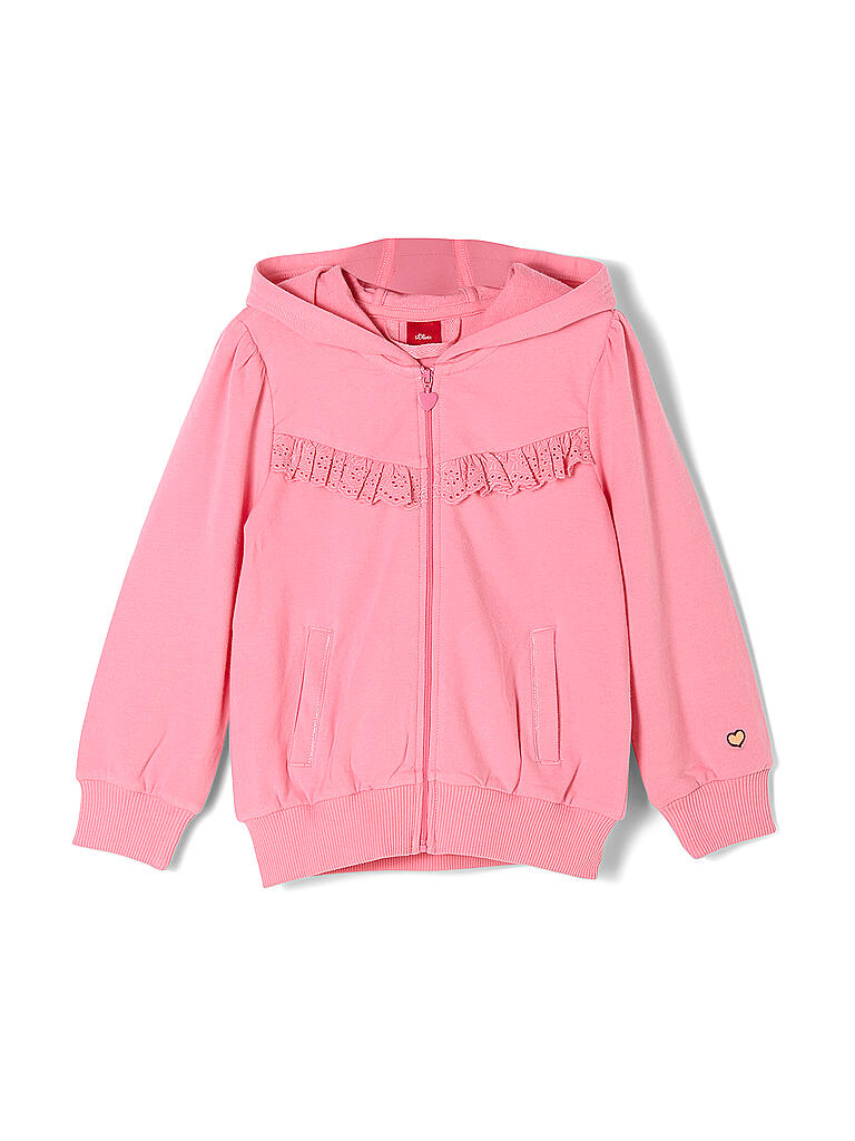 S.OLIVER | Mädchen Sweatjacke | rosa