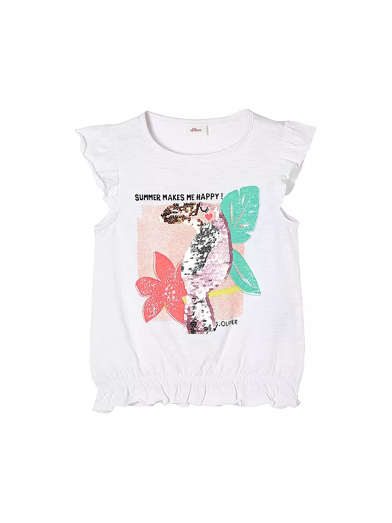 S.OLIVER | Mädchen T-Shirt | weiss