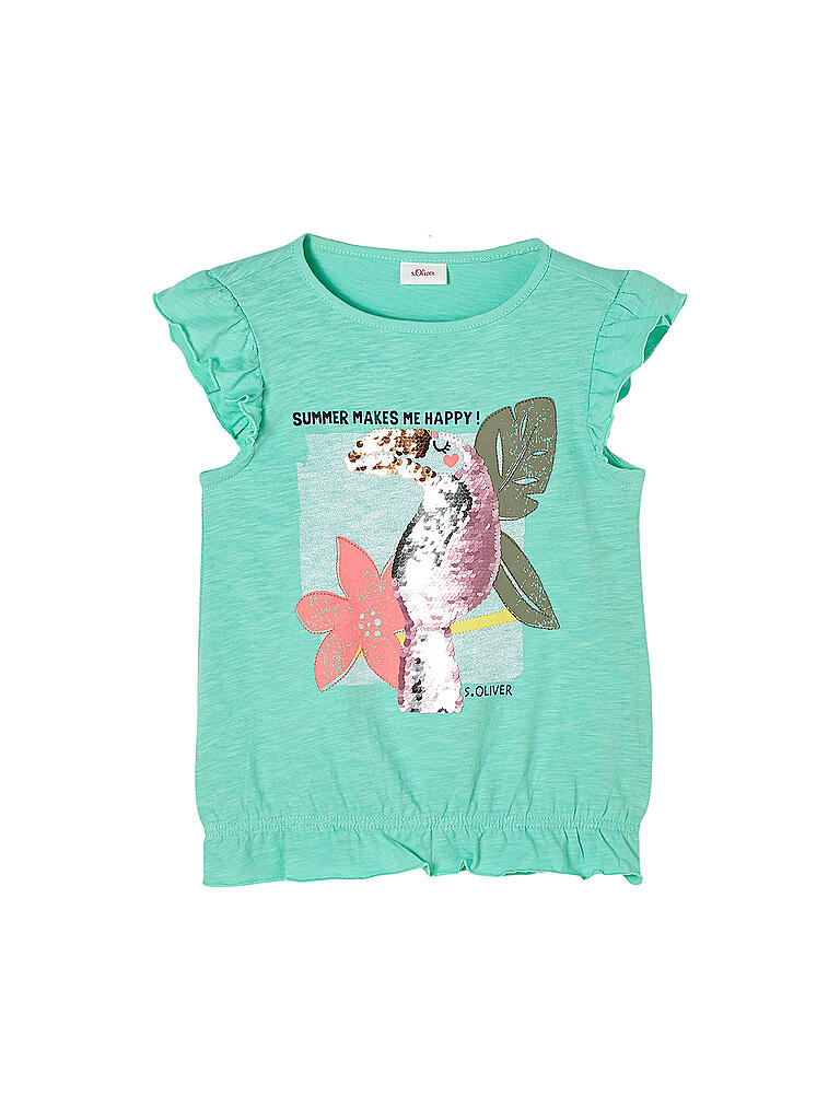 S.OLIVER | Mädchen T-Shirt | türkis