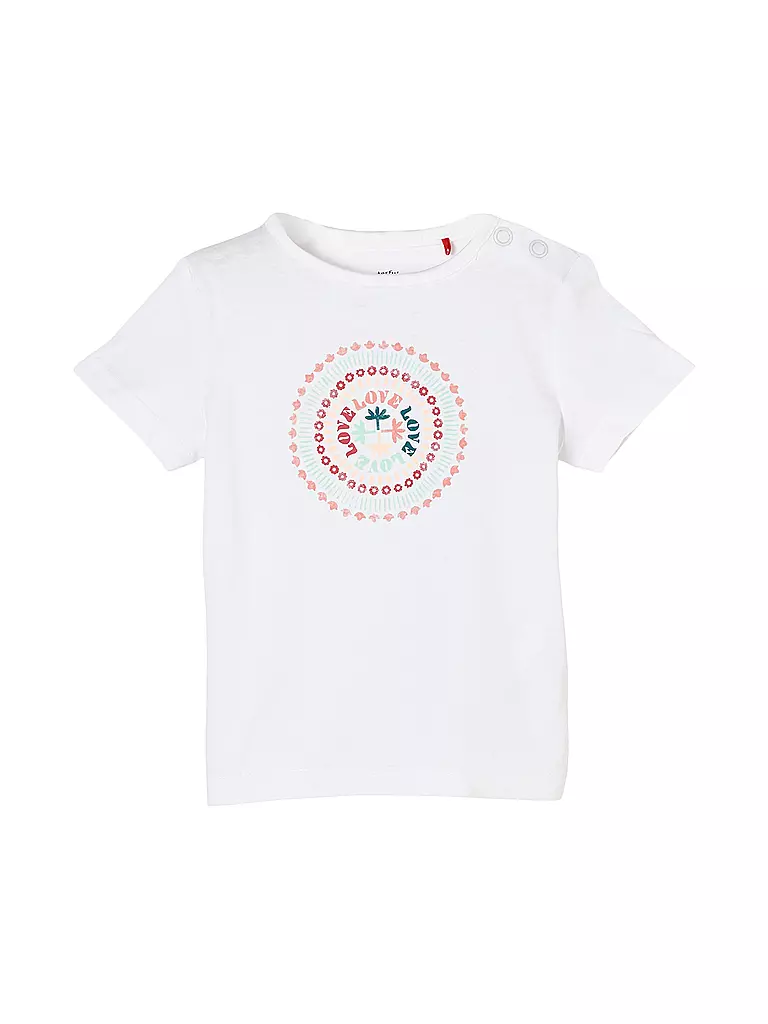 S.Oliver Mädchen T-Shirt Kurzarm – Mit Glitzer & Streifen, Baumwolle