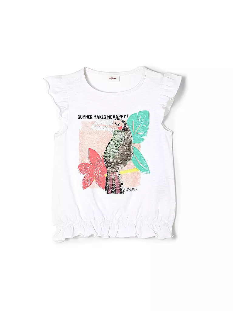 S.OLIVER | Mädchen T-Shirt | weiss