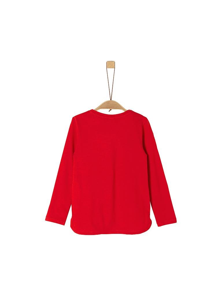 S.OLIVER | Mädchen-Langarmshirt Regular-Fit | rot