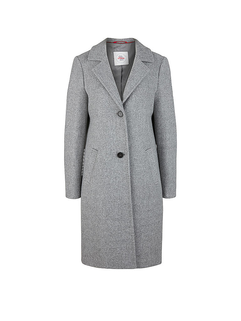 Oliver Wollmantel Wollmantel Von S Oliver S Oliver Mantel Wolle Grau