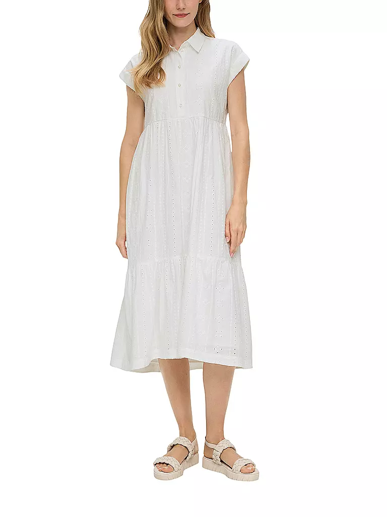 S.OLIVER | Maxikleid | weiss