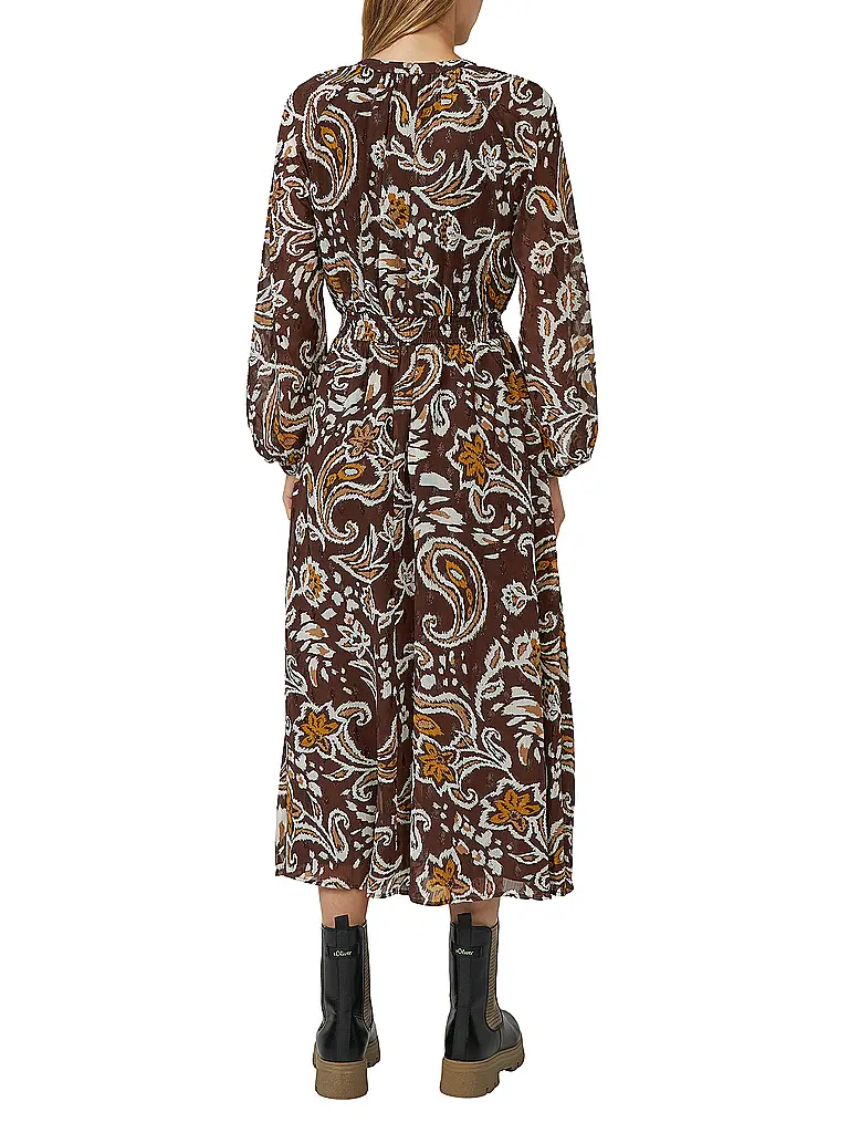 S.OLIVER | Midikleid  | Braun