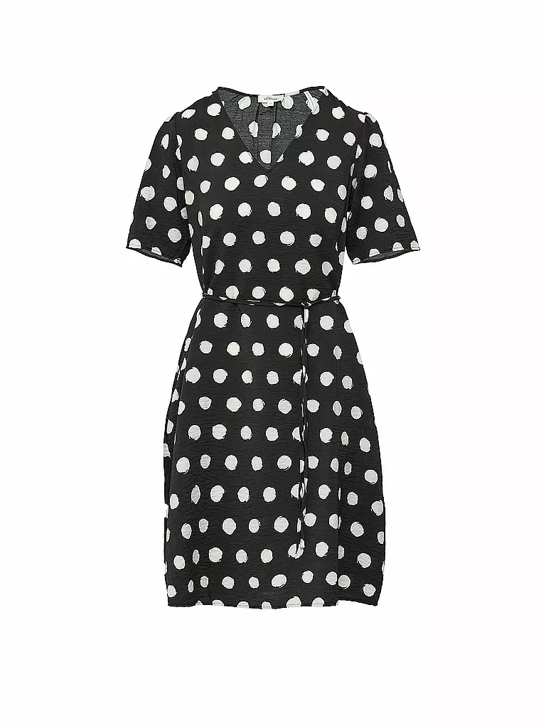 S.OLIVER | Minikleid  | schwarz