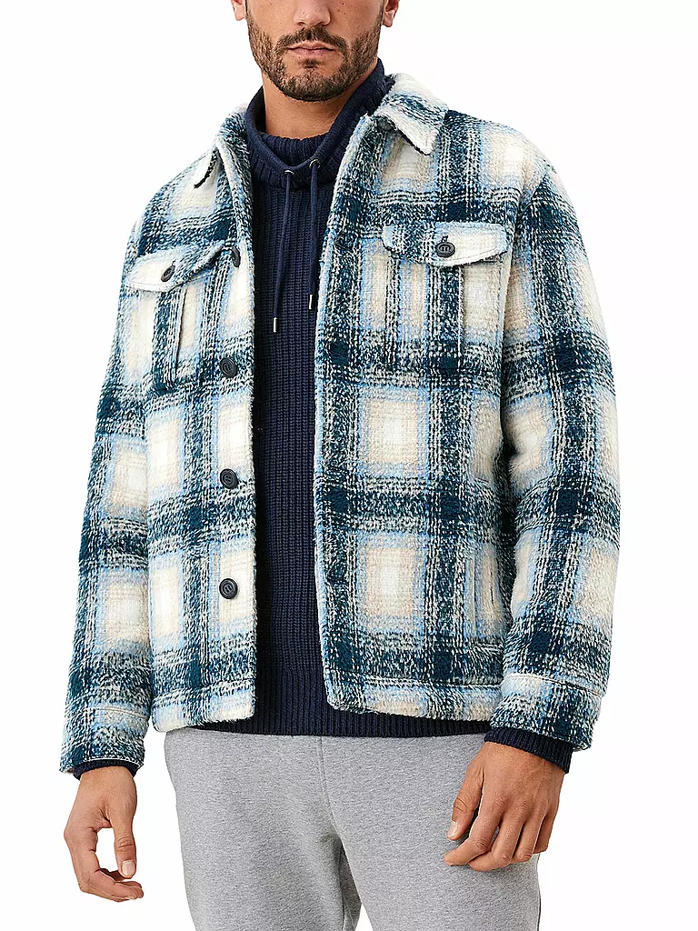 S Oliver Karierte Hemdjacke S Oliver Karierte Jacke Lang