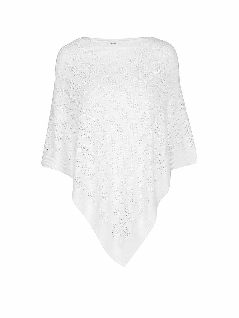 S.OLIVER | Poncho - Cape | weiss
