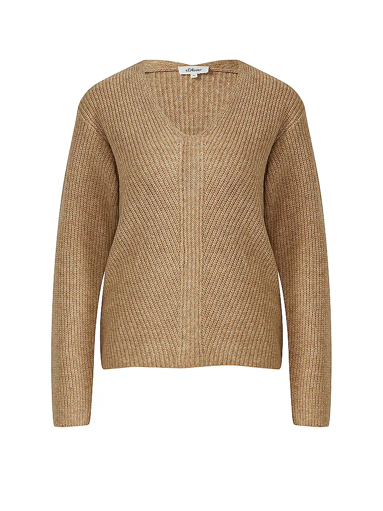 S.OLIVER | Pullover  | hellbraun