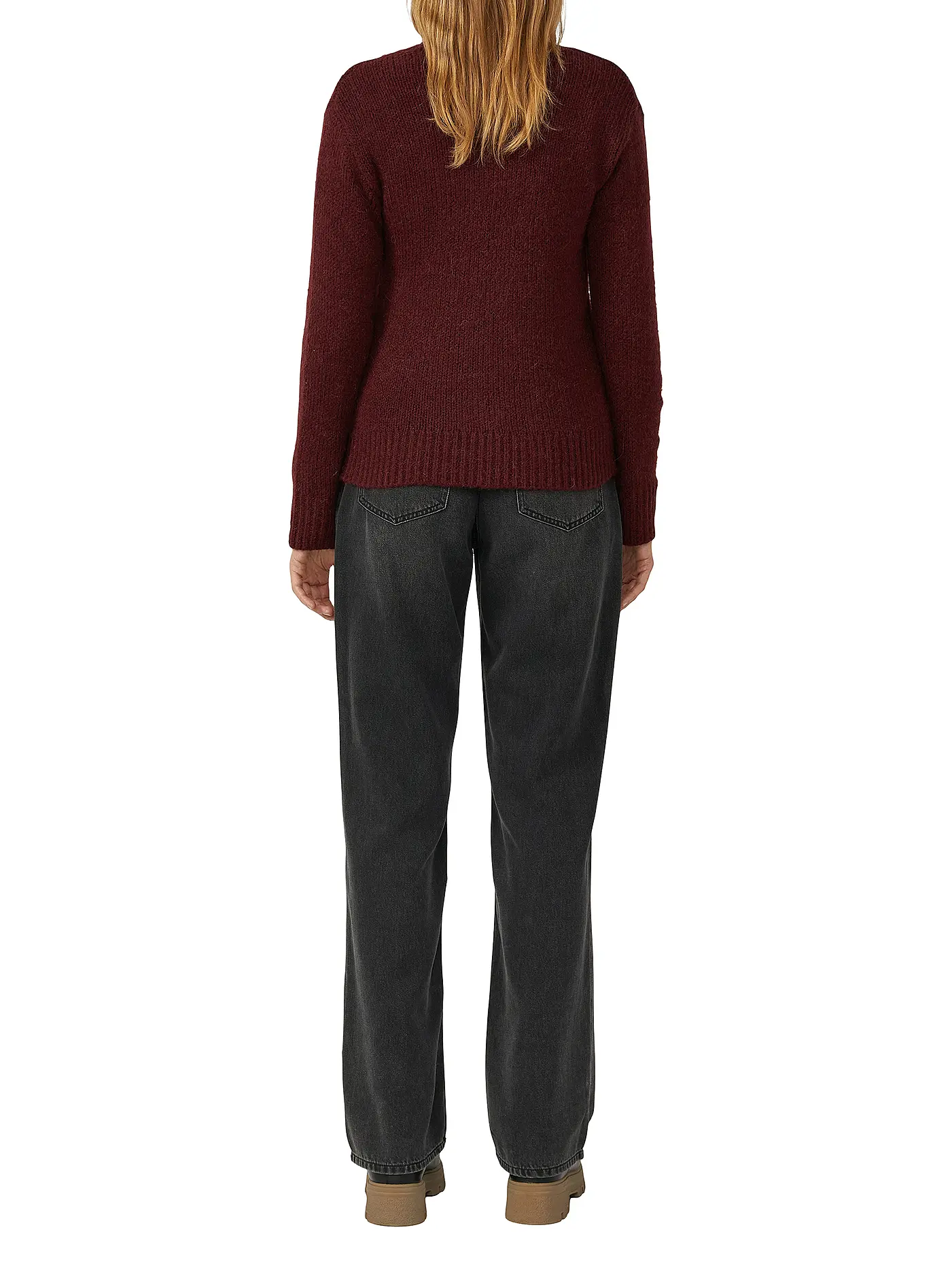 S.OLIVER | Pullover  | dunkelrot