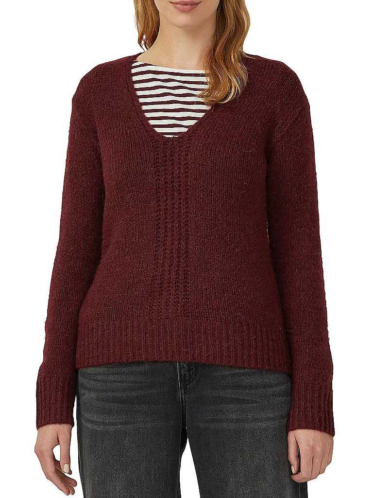 S.OLIVER | Pullover  | dunkelrot