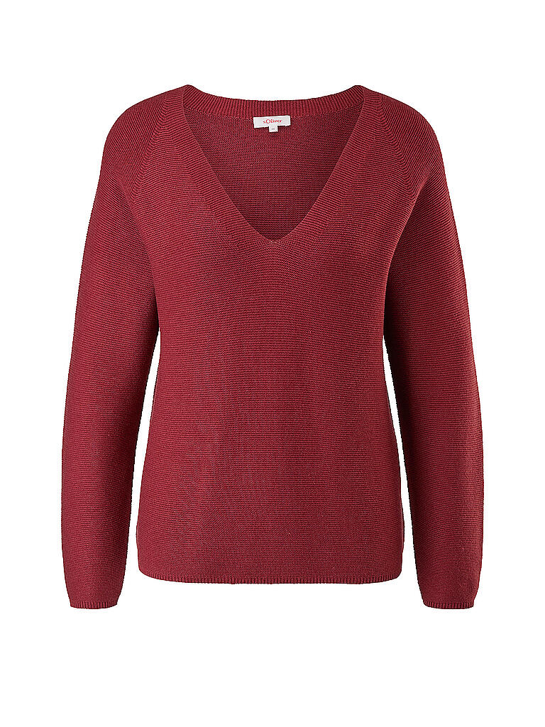 rot S.OLIVER Pullover