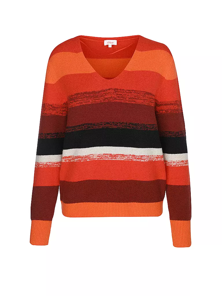 S.OLIVER | Pullover | dunkelrot