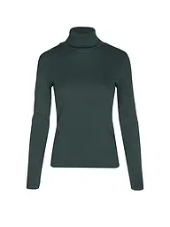 S.OLIVER | Rollkragenpullover  | dunkelgrün