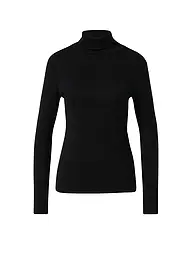 S.OLIVER | Rollkragenpullover  | schwarz